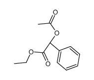 ethyl 2-acetoxy-2-phenylacetate Structure