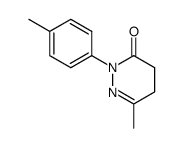 4,5-dihydro-6-methyl-2-(p-tolyl)-3(2H)-pyridazinone Structure