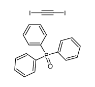 triphenylphosphine oxide compound with 1,2-diiodoethyne (1:1) Structure