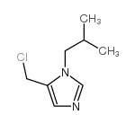 5-CHLOROMETHYL-1-ISOBUTYL-1H-IMIDAZOLE structure