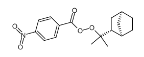 1-(exo-2-Norbornyl)-1-methylethyl-p-nitroperbenzoat Structure