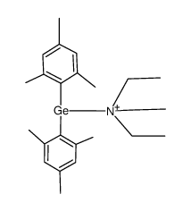 bis(2,4,6-trimethylphenyl)germylene(triethylamine) Structure