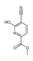 5-cyano-6-hydroxy-pyridine-2-carboxylic acid methyl ester结构式