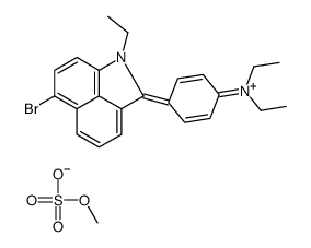 6-bromo-2-[4-(diethylamino)phenyl]-1-ethylbenz[cd]indolium methyl sulphate picture