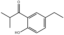 1-(5-乙基-2-羟基苯基)-2-甲基丙烷-1-酮结构式