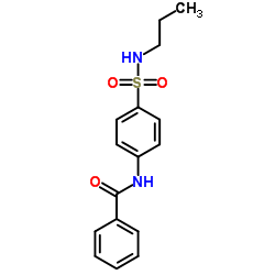 N-[4-(Propylsulfamoyl)phenyl]benzamide结构式