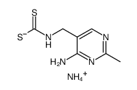 4-Amino-5-[(dithiocarboxyamino)methyl]-2-methypyrimidine Ammonium Salt structure