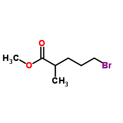 Methyl 5-bromo-2-methylpentanoate Structure