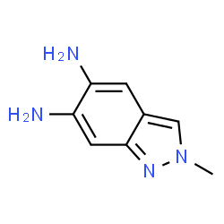 Indazole,5,6-diamino-2-methyl- (5CI) Structure