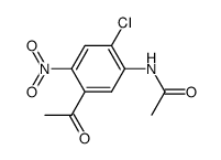 acetic acid-(5-acetyl-2-chloro-4-nitro-anilide) Structure