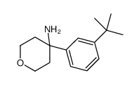 4-(3-(TERT-BUTYL)PHENYL)TETRAHYDRO-2H-PYRAN-4-AMINE Structure