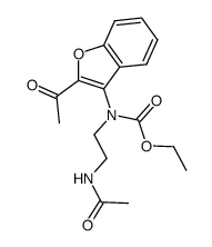 2-acetyl-3-aminobenzofuran Structure