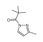 2,2-dimethyl-1-(3-methylpyrazol-1-yl)propan-1-one Structure