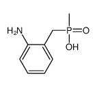 (2-aminophenyl)methyl-methylphosphinic acid结构式