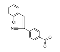 Benzeneacetonitrile, α-[(2-chlorophenyl)methylene]-4-nitro Structure