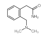 2-[2-(dimethylaminomethyl)phenyl]acetamide结构式