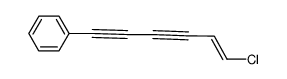 (E)-1-chloro-6-phenyl-1-hexene-3,5-diyne Structure