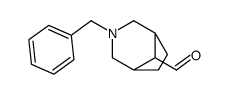 3-benzyl-3-azabicyclo[3.2.1]octane-8-carbaldehyde结构式