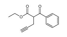 ethyl 2-benzoyl-4-pentynoate结构式