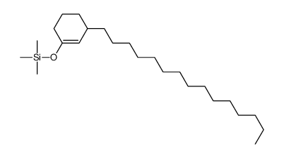 trimethyl-(3-pentadecylcyclohexen-1-yl)oxysilane结构式