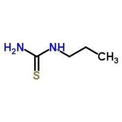 1-Propylthiourea Structure