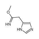 methyl 2-(1H-imidazol-5-yl)ethanimidate Structure