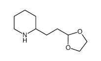 2-[2-(1,3-dioxolan-2-yl)ethyl]piperidine Structure