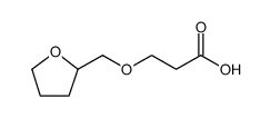 Propanoic acid, 3-[(tetrahydro-2-furanyl)methoxy] Structure