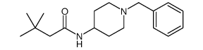 Butanamide, 3,3-dimethyl-N-[1-(phenylmethyl)-4-piperidinyl]结构式