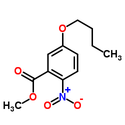 Methyl 5-butoxy-2-nitrobenzoate Structure