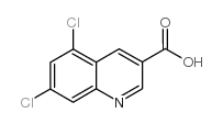 5,7-Dichloroquinoline-3-carboxylic acid structure