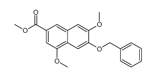 Methyl 6-(benzyloxy)-4,7-dimethoxy-2-naphthoate Structure