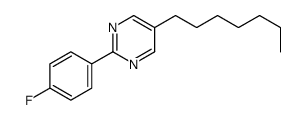 2-(4-fluorophenyl)-5-heptylpyrimidine Structure