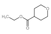 四氢吡喃-4-羧酸乙酯结构式