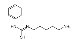 1-(5-Aminopentyl)-3-phenylthioure Structure