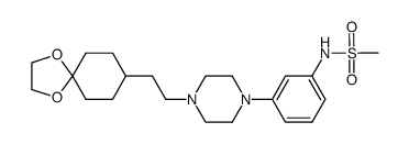 N-(3-{4-[2-(1,4-dioxaspiro[4.5]dec-8-yl)ethyl]piperazin-1-yl}phenyl)methanesulfonamide Structure