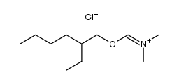 Methanaminium, N-[[(2-ethylhexyl)oxy]methylene]-N-methyl-, chloride结构式