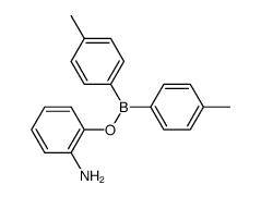 Bis-p-tolyl-borsaeure-o-amino-phenolester Structure