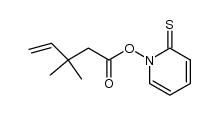 1-[[(2,2-dimethyl-3-butenyl)carbonyl]oxy]-2(1H)-pyridinethione Structure