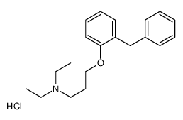 3-(2-benzylphenoxy)-N,N-diethylpropan-1-amine,hydrochloride结构式