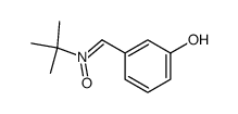 3-hydroxyphenyl N-tert-butylnitrone Structure