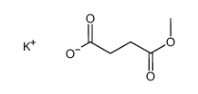 potassium 3-methoxycarbonyl propionate结构式