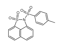 N-(p-tolylsulfonyl)-1,8-naphthosultam结构式