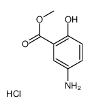 methyl 5-amino-2-hydroxybenzoate,hydrochloride结构式