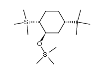 r-5-tert-Butyl-t-1-(trimethylsilyloxy)-c-2-(trimethylsilyl)cyclohexane Structure