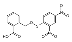 2-[(2,4-dinitrophenyl)sulfanyloxymethyl]benzoic acid结构式