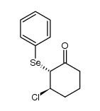 trans-3-chloro-2-phenylselenenylcyclohexanone Structure