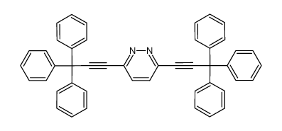 3,6-bis(3,3,3-triphenylpropynyl)pyridazine picture