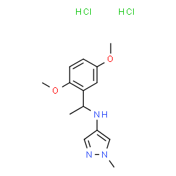 N-[1-(2,5-Dimethoxyphenyl)ethyl]-1-methyl-1H-pyrazol-4-amine dihydrochloride picture