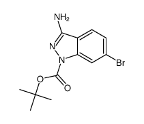 tert-butyl 3-amino-6-bromo-1H-indazole-1-carboxylate Structure